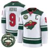 Mikko Koivu Jersey 9 Minnesota Wild 25th Anniversary Patch Stitched White