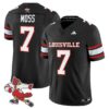 Miller Moss Jersey 7 Louisville Cardinals 1980s Throwback Stitched Black d4b90e9f 7d5d 44b5 ab17 c94c334cd324