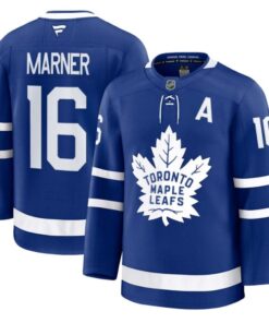 Alternative view of Mitch Marner Jersey #16 Toronto Maple Leafs Timeless Stitched