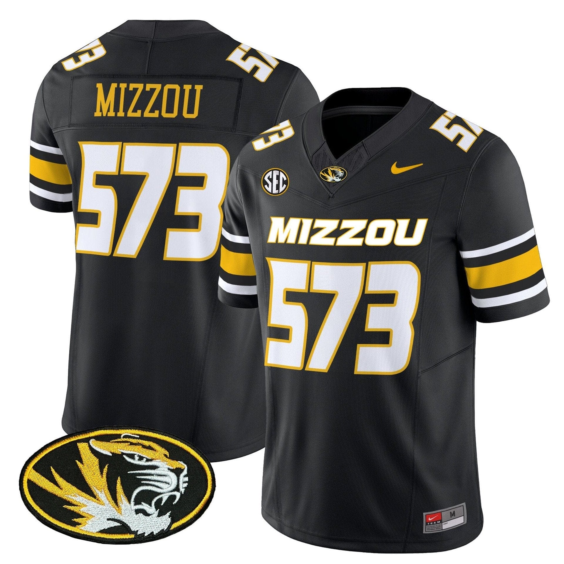 Mizzou Jersey #573 Missouri Tigers 2025 Vapor Limited Stitched