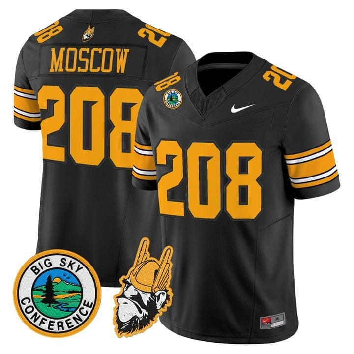 Moscow Jersey #208 Idaho Vandals 1975 Throwback Limited Stitched