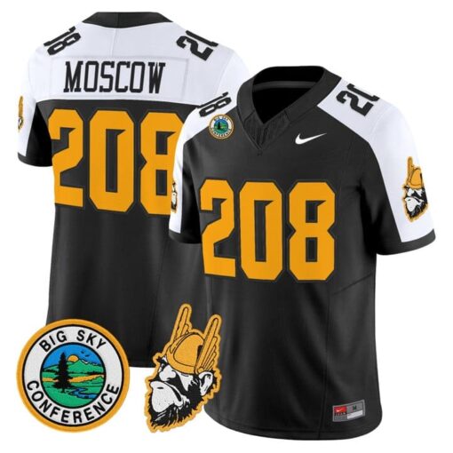 Moscow Jersey #208 Idaho Vandals 1975 Throwback Limited Stitched - Image 3