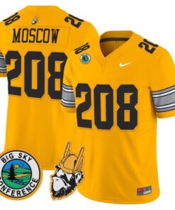 Moscow Jersey 208 Idaho Vandals 1975 Throwback Limited Stitched Gold 0b56205a 7ceb 4b5b 8339 f5f14809d79f