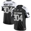 Mount City Jersey 304 West Virginia Mountaineers 2025 Stitched Alternate