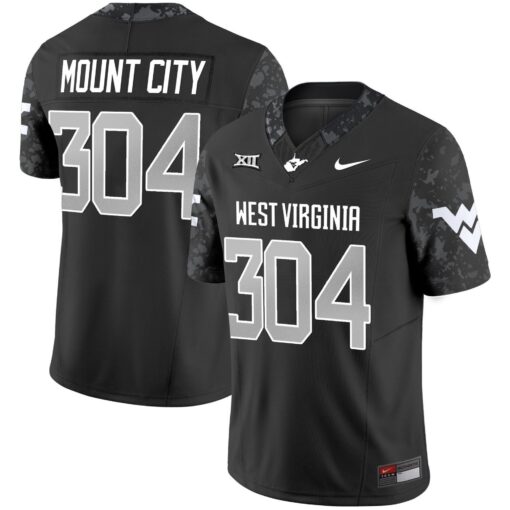 Mount City Jersey #304 West Virginia Mountaineers 2025 Stitched - Image 2