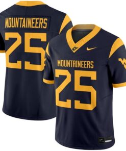 Mountaineers Jersey 25 West Virginia Mountaineers 2025 Limited Stitched Navy d9bf53f1 0e8e 488a a949 cf9c743d9be7