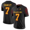 Myles Crawley Jersey 7 Grambling Tigers 2025 Vapor Limited Stitched Black