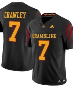 Myles Crawley Jersey #7 Grambling Tigers 2025 Vapor Limited Stitched