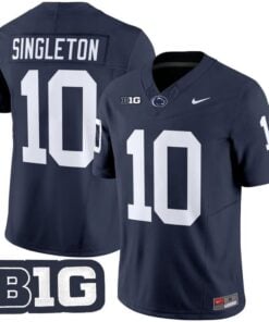 Nicholas Singleton Jersey 10 Penn State Limited 2025 Stitched Navy