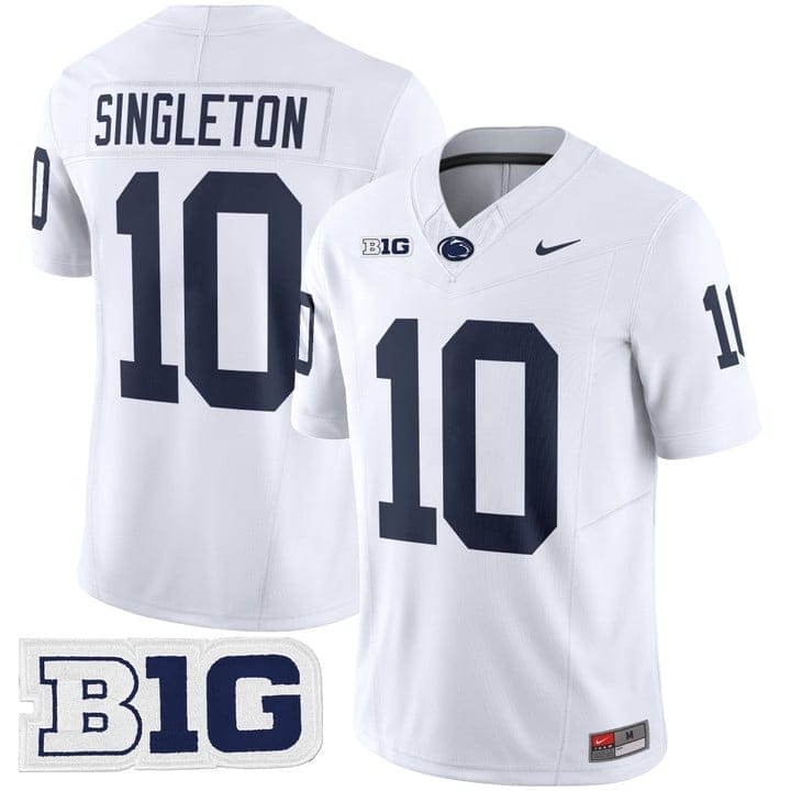Nicholas Singleton Jersey #10 Penn State Limited 2025 Stitched 1 Nicholas Singleton Jersey #10 Penn State Limited 2025 Stitched