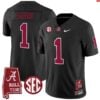 Nick Saban Jersey 1 Alabama Crimson Throwback Alabama Map Stitched Black 670bf986 975f 43e5 b84a e3aa7b0aeeec