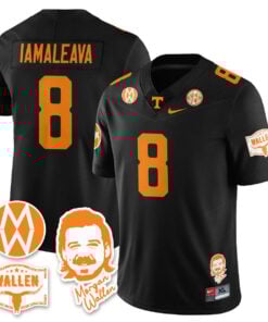 Nico Iamaleava Jersey #8 Tennessee Vols Morgan Wallen 2025 Stitched