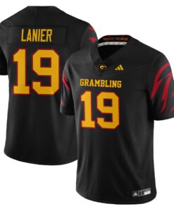 Nigel Lanier Jersey #19 Grambling State Football 2025 Special Stitched