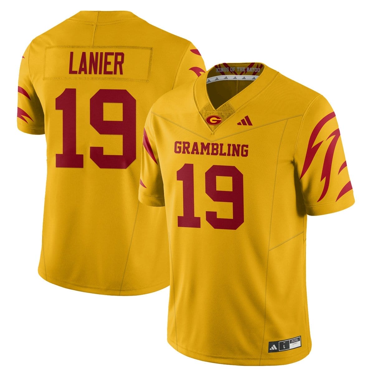 Nigel Lanier Jersey #19 Grambling State Football 2025 Special Stitched - Image 2