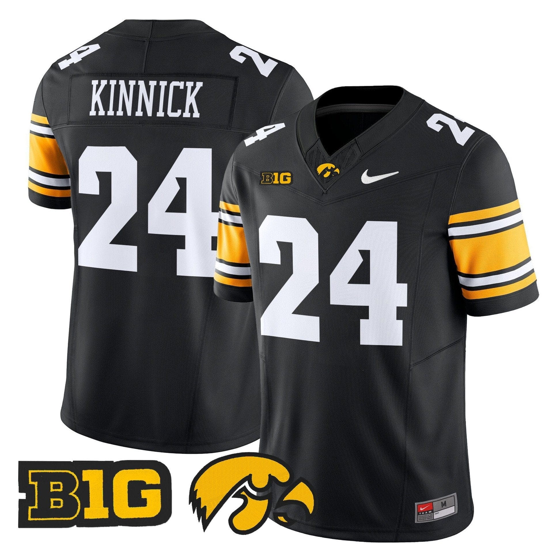 Nile Kinnick Jersey #24 Iowa Hawkeyes 2025 Limited Stitched 1 Nile Kinnick Jersey #24 Iowa Hawkeyes 2025 Limited Stitched