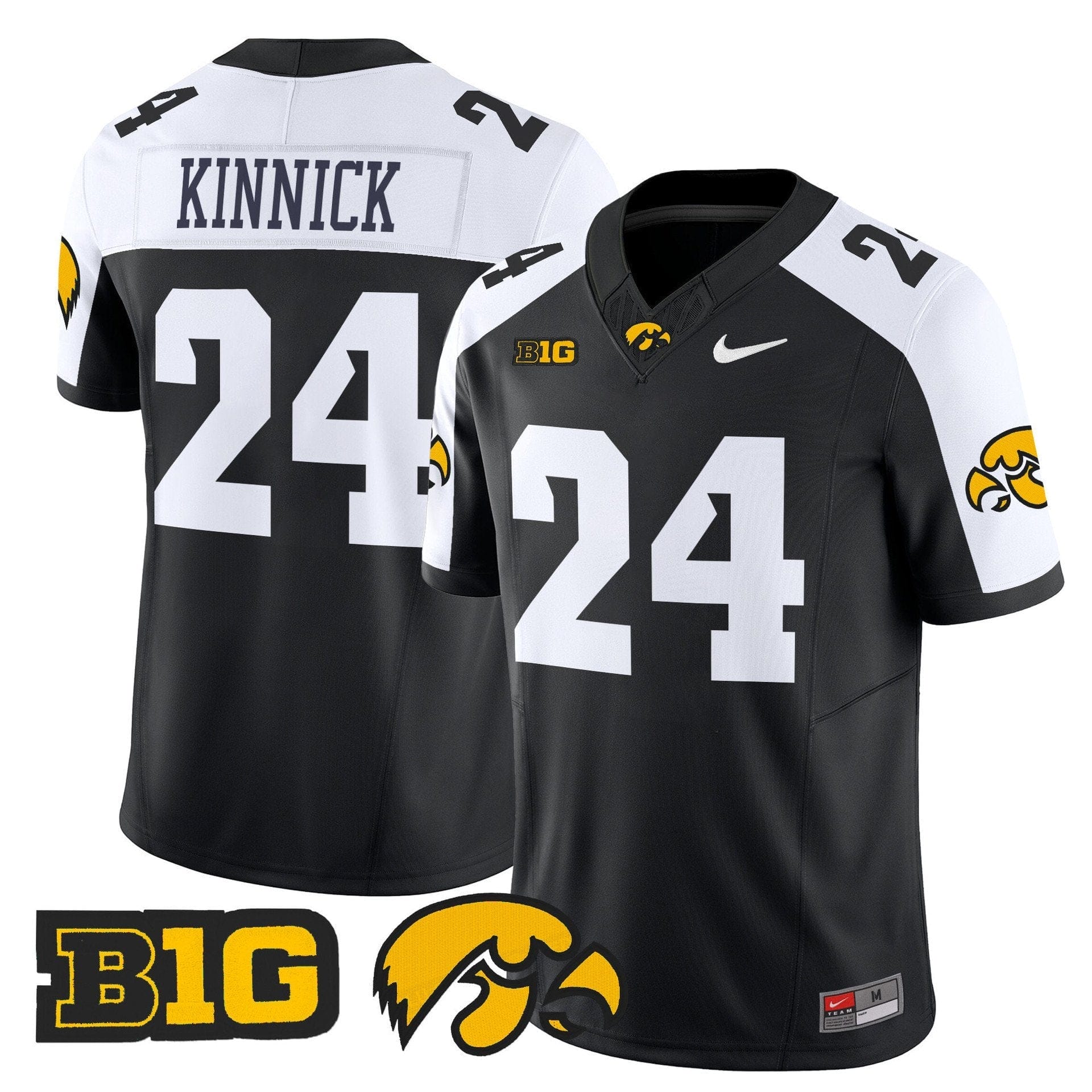 Nile Kinnick Jersey #24 Iowa Hawkeyes 2025 Limited Stitched 3 Nile Kinnick Jersey #24 Iowa Hawkeyes 2025 Limited Stitched - Image 3