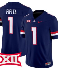 Noah Fifita Jersey #1 Arizona Wildcats 2025 Vapor Limited Stitched 7 Noah Fifita Jersey 1 Arizona Wildcats 2025 Vapor Limited Stitched Navy