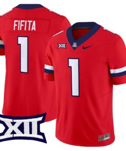 Noah Fifita Jersey #1 Arizona Wildcats 2025 Vapor Limited Stitched 9 Noah Fifita Jersey 1 Arizona Wildcats 2025 Vapor Limited Stitched Red