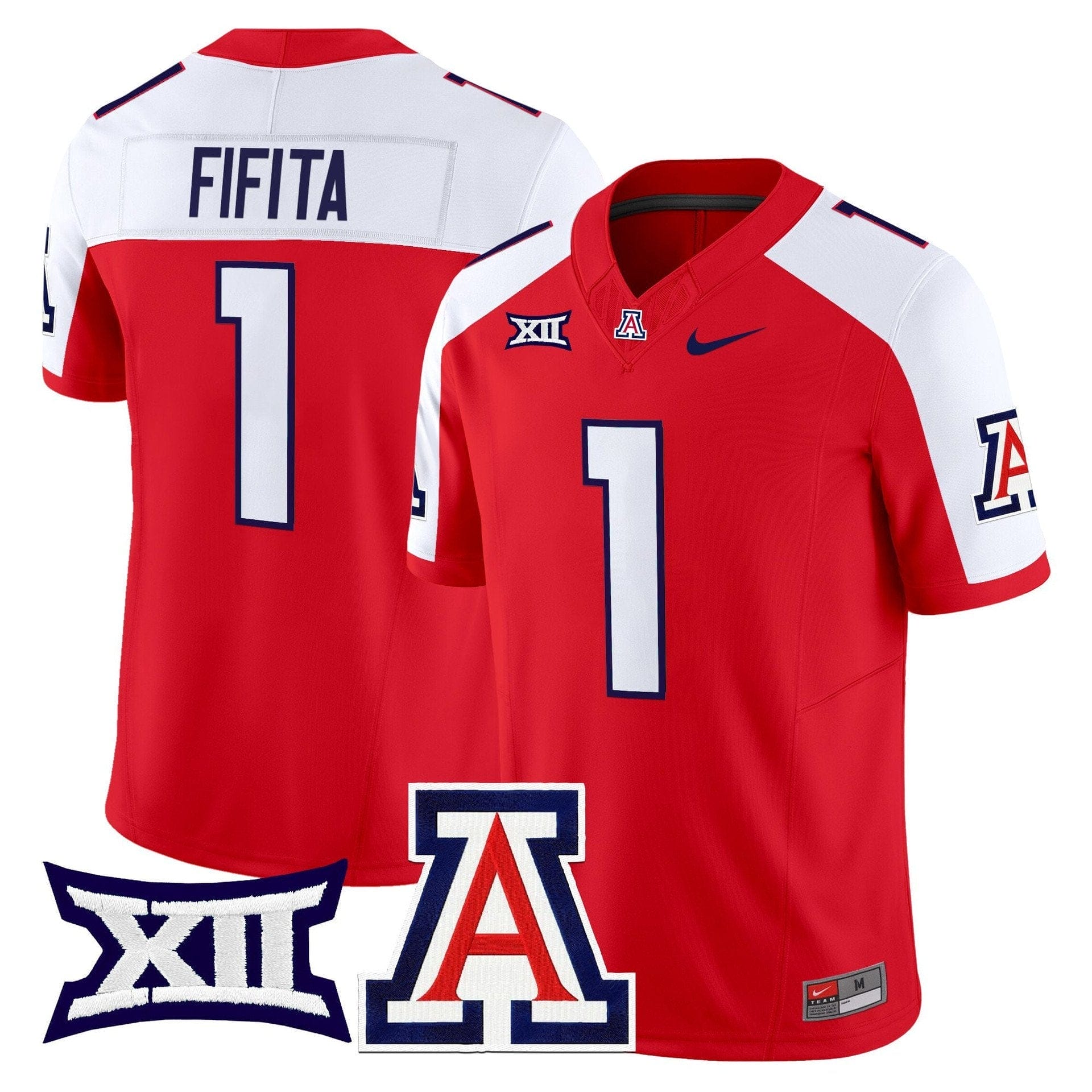 Noah Fifita Jersey #1 Arizona Wildcats 2025 Vapor Limited Stitched 4 Noah Fifita Jersey #1 Arizona Wildcats 2025 Vapor Limited Stitched - Image 4
