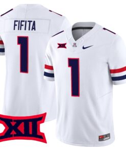 Alternative view of Noah Fifita Jersey #1 Arizona Wildcats 2025 Vapor Limited Stitched