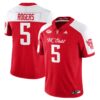 Noah Rogers Jersey #5 State Wolfpack City of Oaks Vapor Limited Stitched 11 Noah Rogers Jersey 5 State Wolfpack City of Oaks Vapor Limited Stitched Red Alter