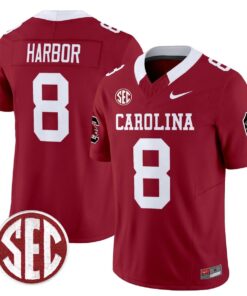 Nyck Harbor Jersey 8 Carolina 1980 Throwback Rebrand 2026 Stitched Garnet