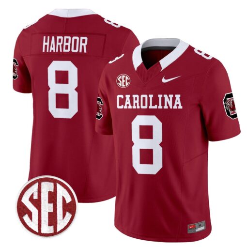 Nyck Harbor Jersey #8 Carolina 1980 Throwback Rebrand 2026 Stitched - Image 4