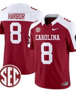 Nyck Harbor Jersey 8 Carolina 1980 Throwback Rebrand 2026 Stitched Garnet Alter