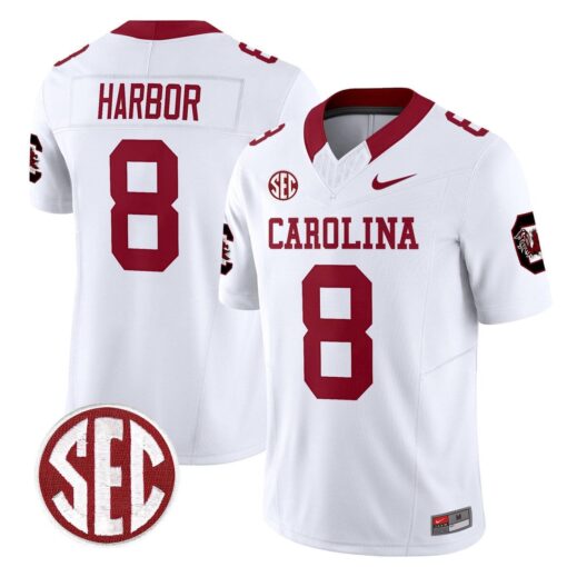 Nyck Harbor Jersey #8 Carolina 1980 Throwback Rebrand 2026 Stitched - Image 2