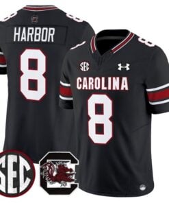 Nyck Harbor Jersey #8 South Carolina Gamecocks 2025 Stitched