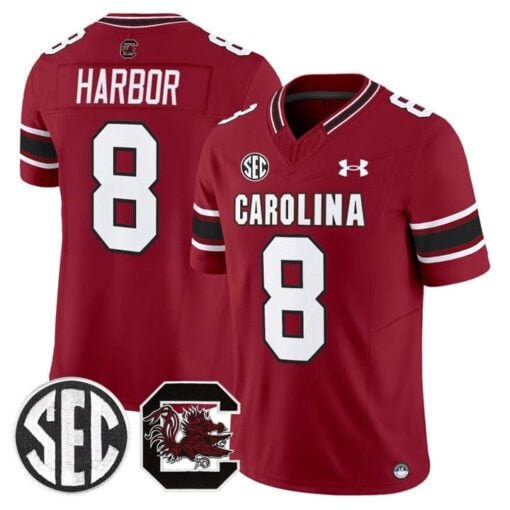 Nyck Harbor Jersey #8 South Carolina Gamecocks 2025 Stitched - Image 5