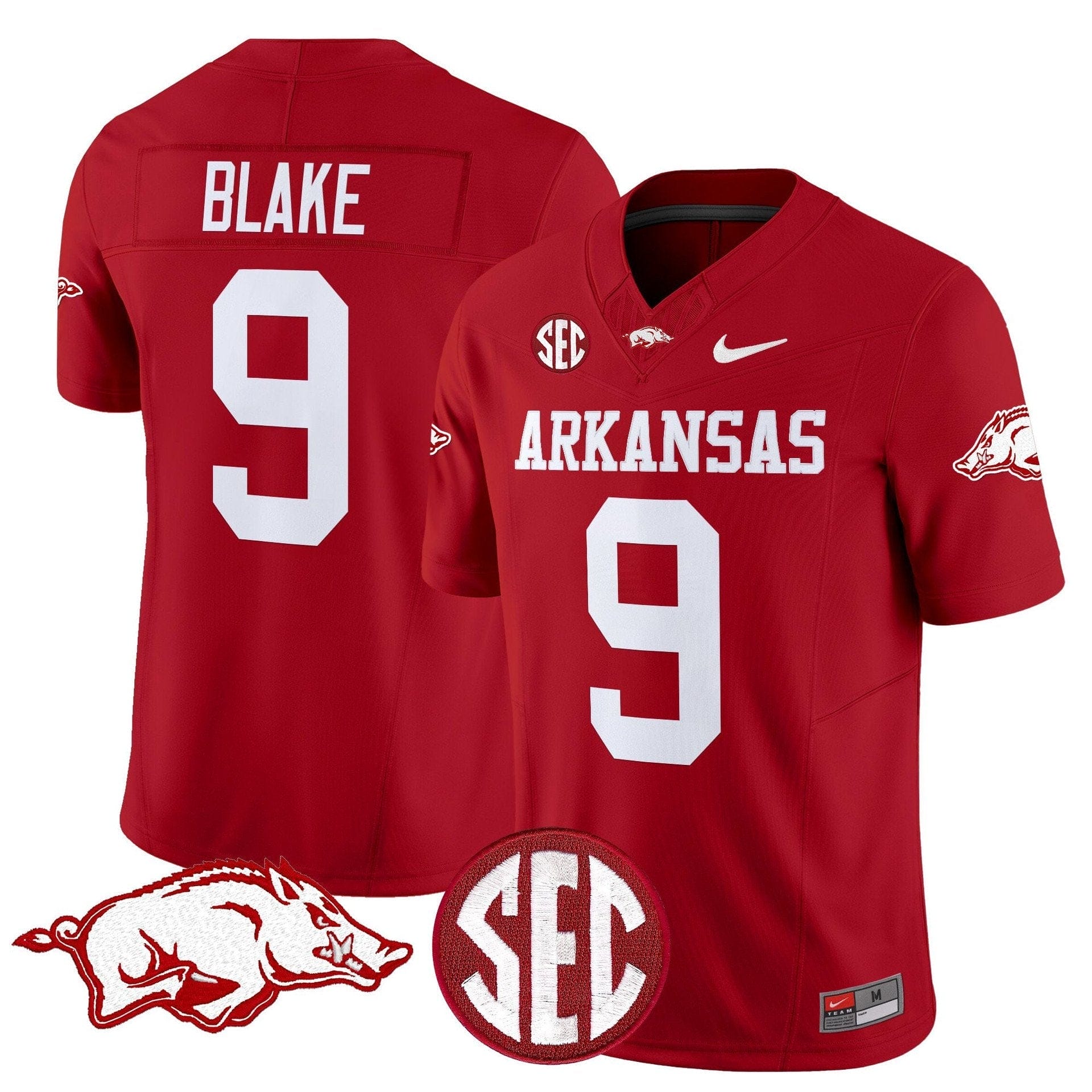 O'Mega Blake Jersey #9 Arkansas Razorbacks Limited Stitched - Image 5