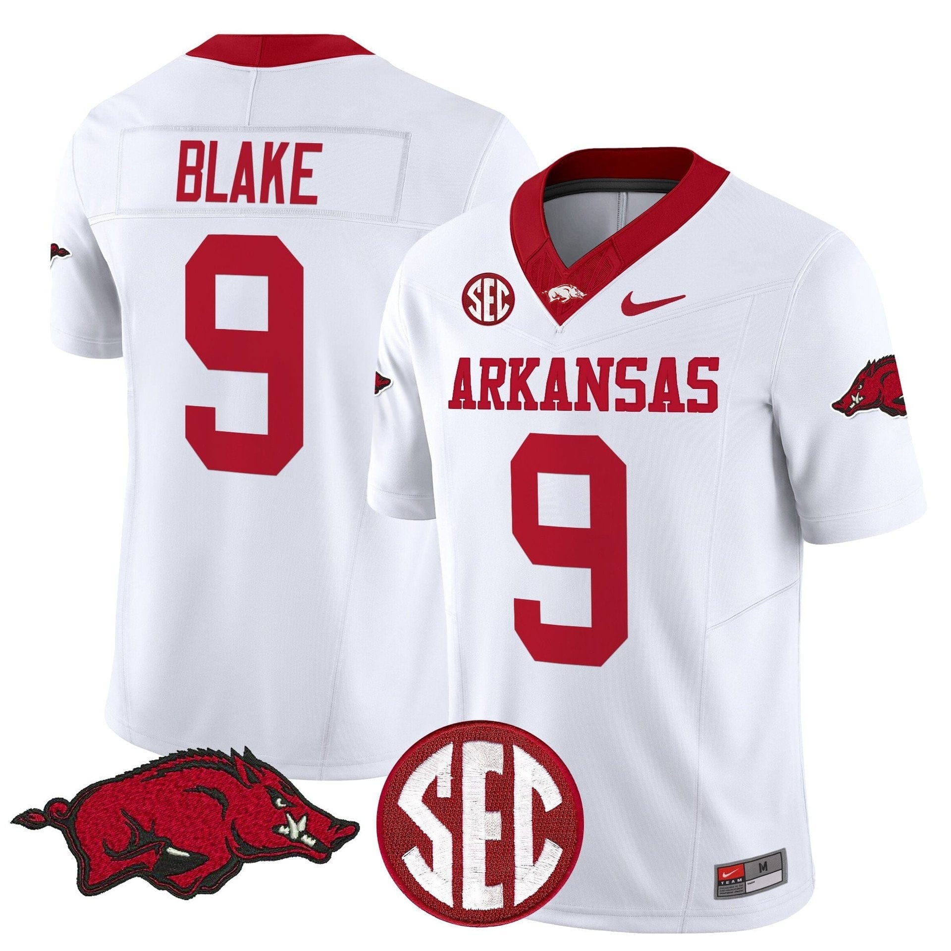 O'Mega Blake Jersey #9 Arkansas Razorbacks Limited Stitched - Image 2