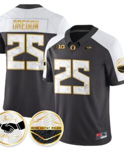Oregon Jersey 25 Oregon Ducks 2025 Shoe Duck Stitched Black Alternate 9a512d9f a38f 416b ac52 3213f73ae564