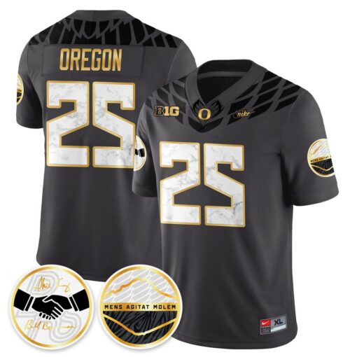 Oregon Jersey #25 Oregon Ducks 2025 Shoe Duck Stitched