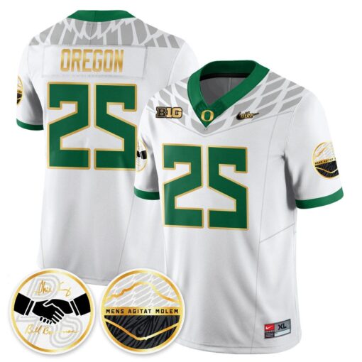 Oregon Jersey #25 Oregon Ducks 2025 Shoe Duck Stitched - Image 2