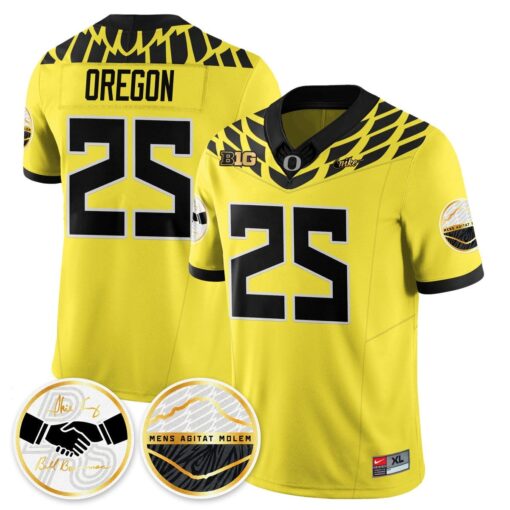 Oregon Jersey #25 Oregon Ducks 2025 Shoe Duck Stitched - Image 5
