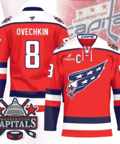 Washington Capitals Screaming Eagle Hockey Jersey - All Stitched