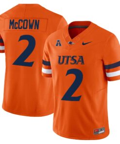 Owen McCown Jersey 2 UTSA Roadrunners 2025 Vapor Limited Stitched Orange