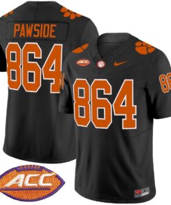 PawSide Jersey #864 Clemson Tigers 2025 Vapor Limited Stitched