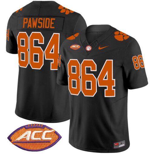PawSide Jersey #864 Clemson Tigers 2025 Vapor Limited Stitched