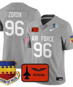 Payton Zdroik Jersey #96 Air Force 2025 Honor F-16 Stitched