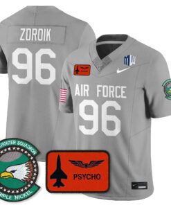 Payton Zdroik Jersey 96 Air Force 2025 Honor F 16 Stitched 555th