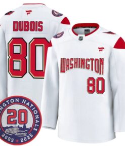 Pierre-Luc Dubois Jersey #80 Washington Capitals 20th Anniversary Seasons