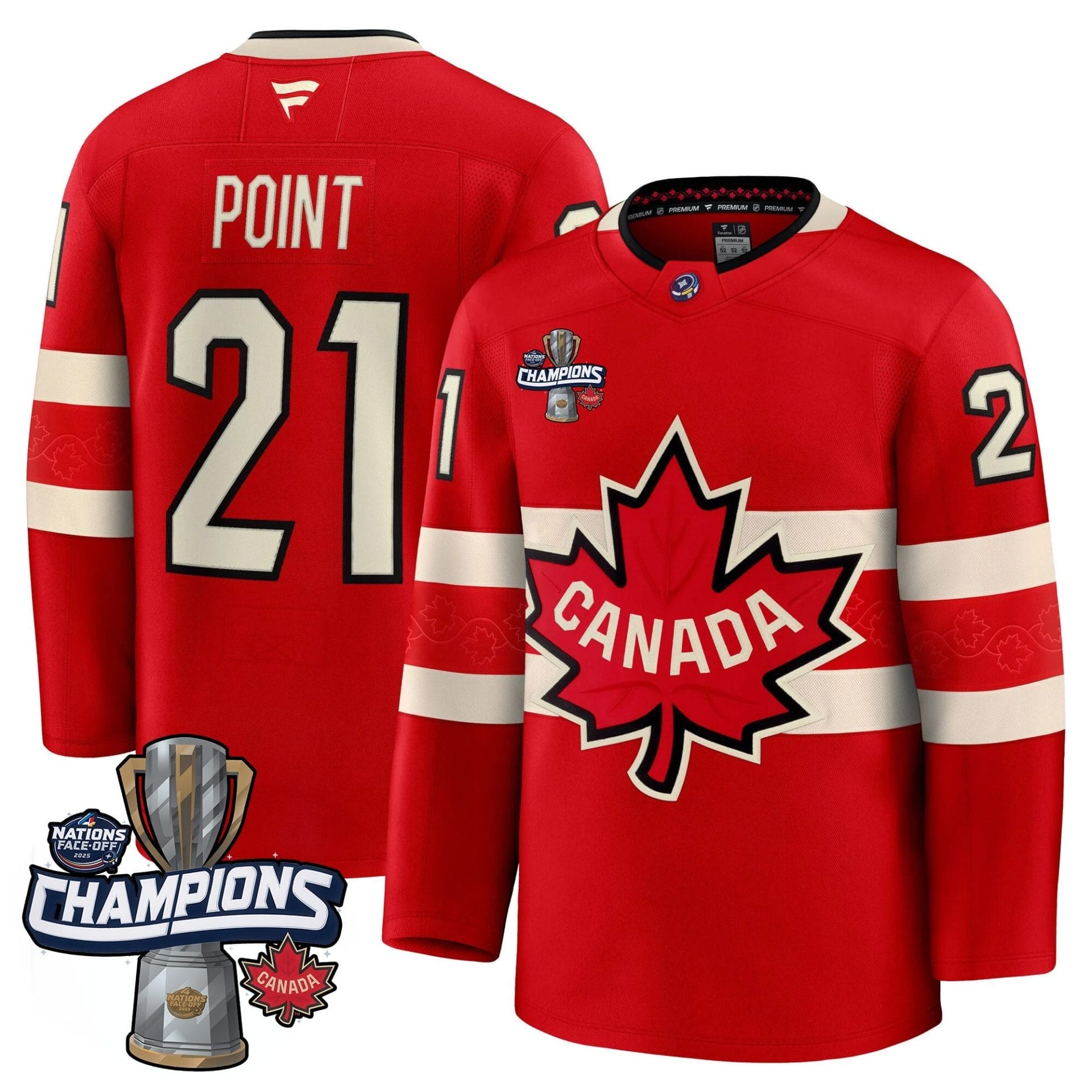 Men Canada 2025 4 Nations Face-Off Champions Jersey - All Stitched 29 Men Canada 2025 4 Nations Face-Off Champions Jersey - All Stitched - Image 29