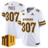 Pokes Jersey #307 Wyoming Cowboys 2025 Vapor Limited Stitched
