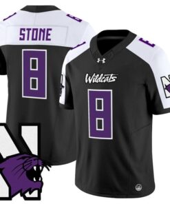 Alternative view of Preston Stone Jersey #8 Northwestern Wildcats Honoring 95 Vapor Limited Stitched