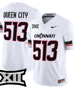 Queen City Jersey 513 Cincinnati Bearcats 2025 Vapor Limited Stitched White 5995a5bf 6ec9 4a63 ac6f e917f8aea583