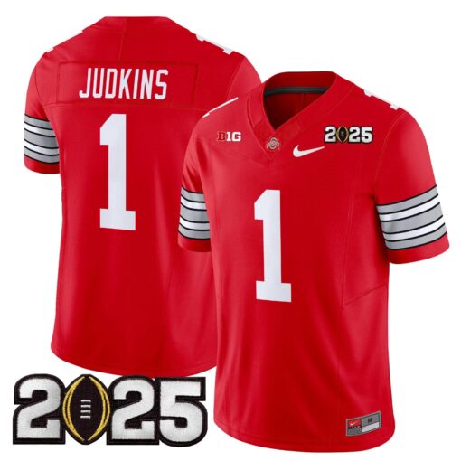 Brandon Inniss Jersey #1 Ohio State Buckeyes 2025 Vapor Limited Stitched - Image 5