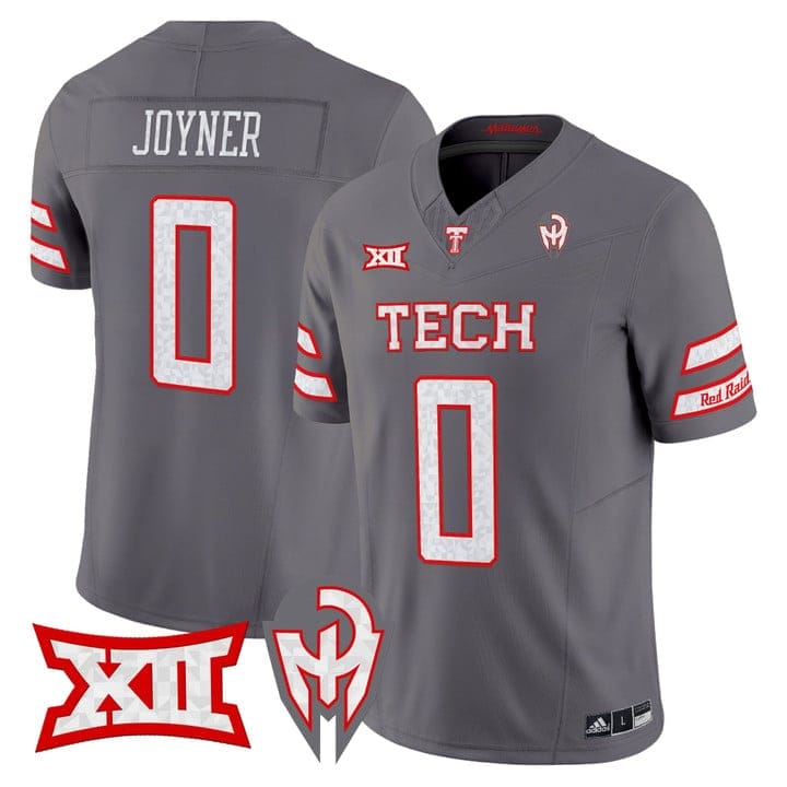 Quinten Joyner Jersey #0 Texas Tech Red Raiders Too Cold Vapor Stitched Black - Image 3